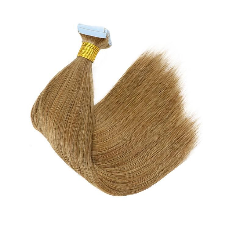 High Elasticity Keratin Kinky Skin Weft Tape Hair Extensions