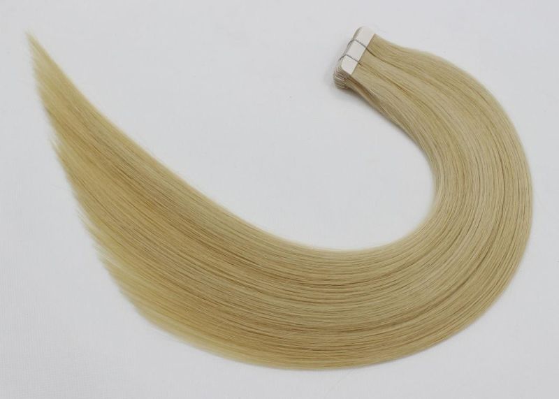 Tape in Extensions Brazilian Straight 100% Human Hair Bundles 24 Color Remy Human Hair Extensions