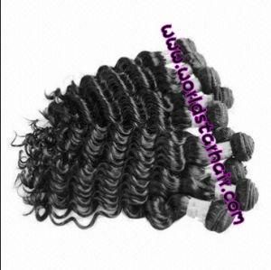 Natural Human Peruvian Virgin Deep Weave Hair