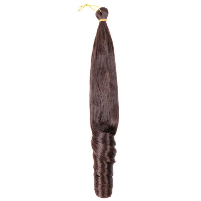 22" Loose Wave Crochet Synthetic Hair Extensions Pre-Stretched French Braiding Hair