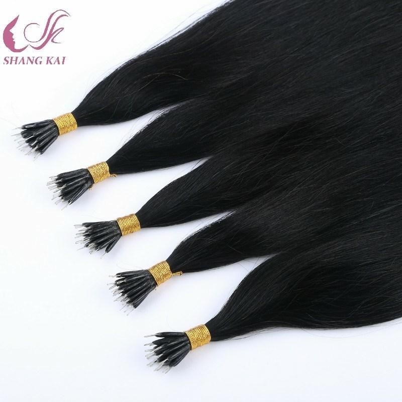 8A Grade Silky Straight Micro Nano Ring Remy Human Hair Extension
