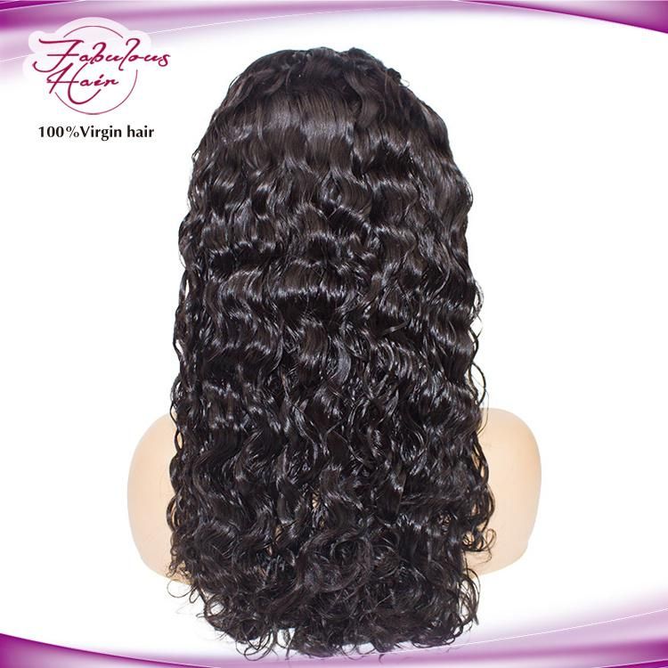 Natural Wave Full Lace Wig Unprocessed 100% Human Hair Wigs