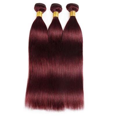 Kaki Hair Human Hair Extension 99# Blond Color Straight Long Weaving