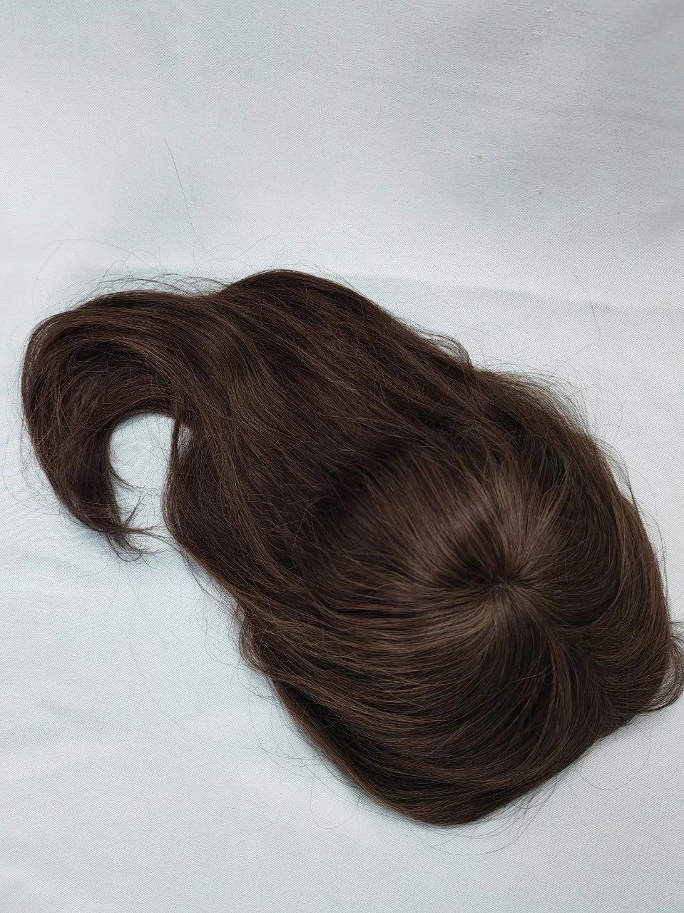 2022 Most Natural Fine Welded Mono Human Remy Hair Men′ S Human Hairpiece