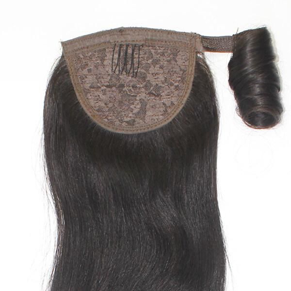 100% Human Hair Ponytail Hair System