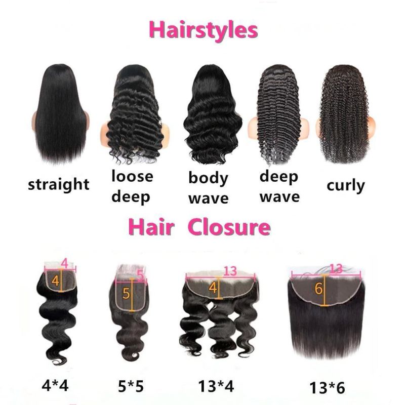 Kinky Curly 3 Bundles with Frontal Human Hair Lace Frontal Closure