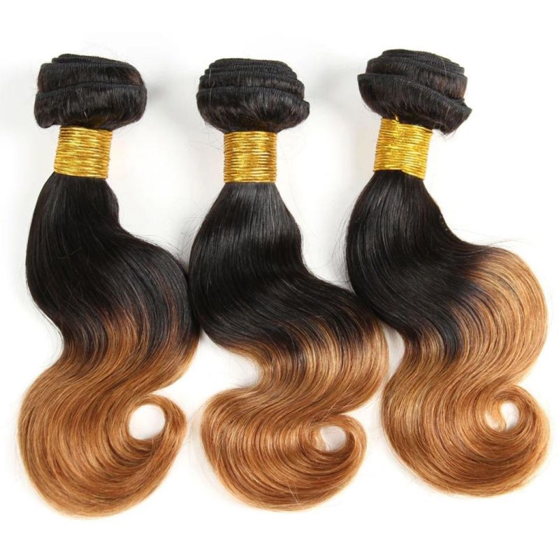 Body Wave Bundles 1b/27 and 1b/30 Blond Bundles Ombre Brazilian Hair Weave Bundles Bob Remy Human Hair Bundles Deal