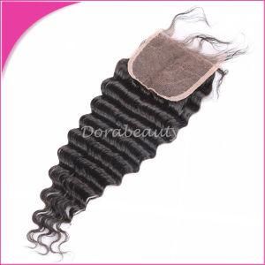 Peruvian Deep Wave Lace Closure Hair Extensions