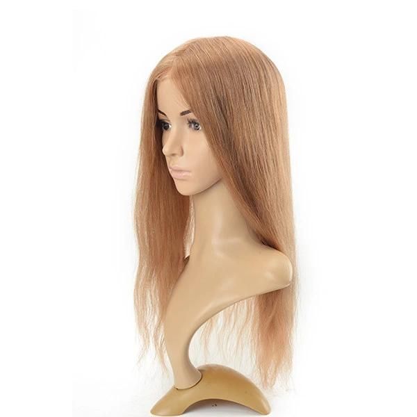 Mono with PU Gauze Around and French Lace Front Women’ S Hair Hairpiece