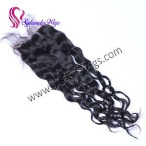 100% Brazilian Remy Human Hair Lace Closure Body Wave 4&quot;X4&quot;/PC Human Hair Closure with Free Shipping
