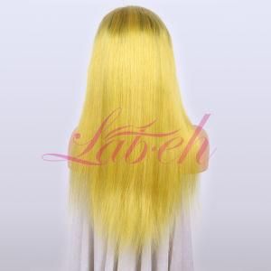 Lab Human Full Remy Virgin Yellow Hair Lace Wig