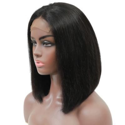 14inchstraight Bob Human Hair Wigs 4X4 Lace Closure Bob Wigs Straight Short Bob Wig Lace Frontal Human Hair Wigs