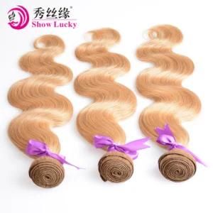 Hot Beauty Malaysian Human Hair Weaves Blonde Malaysia Virgin Hair Weft Body Wave