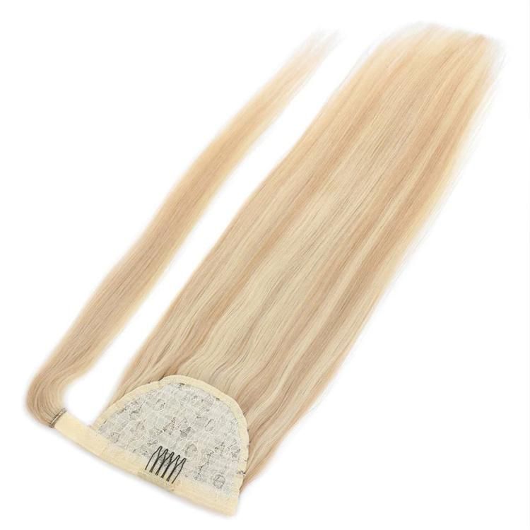 Kbeth High Temperature Real Human Hair Extension for Black Woman 2021 Fashion Long Custom Accept Straight and Body Wave Black 613 Tonytail Hair Extensions