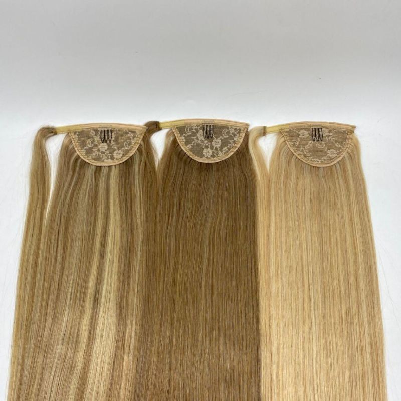 100% European Style Ponytail Hair Extension Direct From Factory