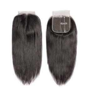 Virgin Human Hair 4*4 HD Lace Closure in Stock