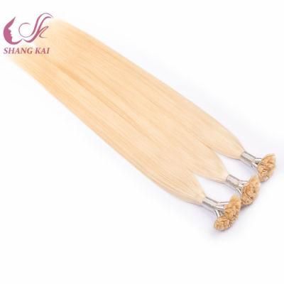 Wholesale Blond Hair Extensions Brazilian Cuticle Aligned Flat Tip Hair Extension