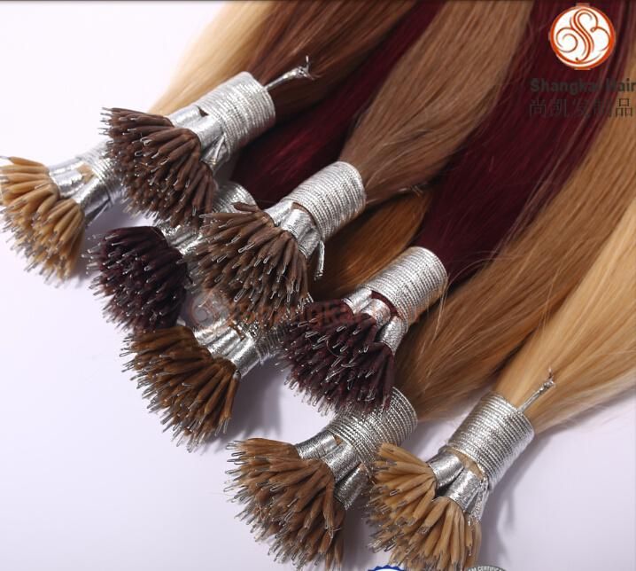 Wholesale Human Hair Extension I Tip Remy Natural Hair