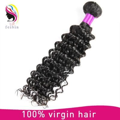 8-30 Inch Deep Wave Virgin Remy Weft Brazilian Human Hair