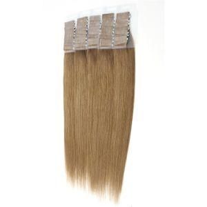 18&quot; #10 Tape Hair Extensions Remy Hair Blonde Straight