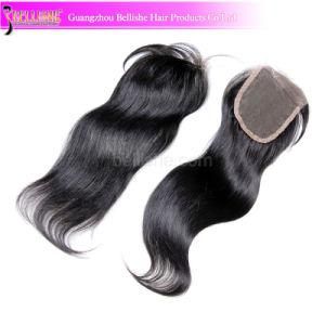 Swiss Lace Brazilian Virgin Human Hair Top Lace Closure