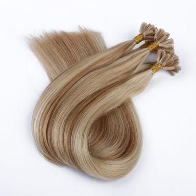 Straight Remy Human Fusion Keratin Hair Nail U Tip Pre Bonded Capsules Double Drawn Hair Extensions 16&quot; 20&quot; 24&quot; 28&quot; Virgin Hair