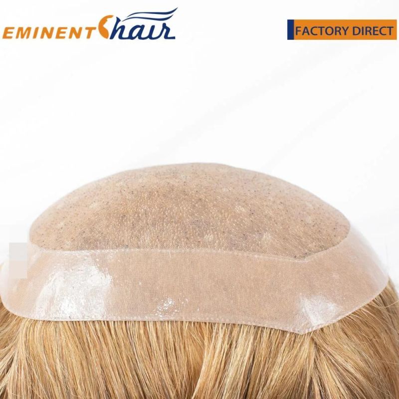 Blond Virgin Hair Mono Base Wig for Women