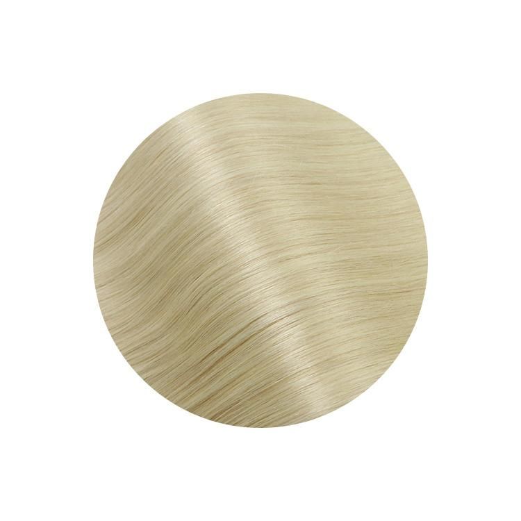 Double Drawn 12A Cuticle Aligned Halo Hair Extensions with Clip #613
