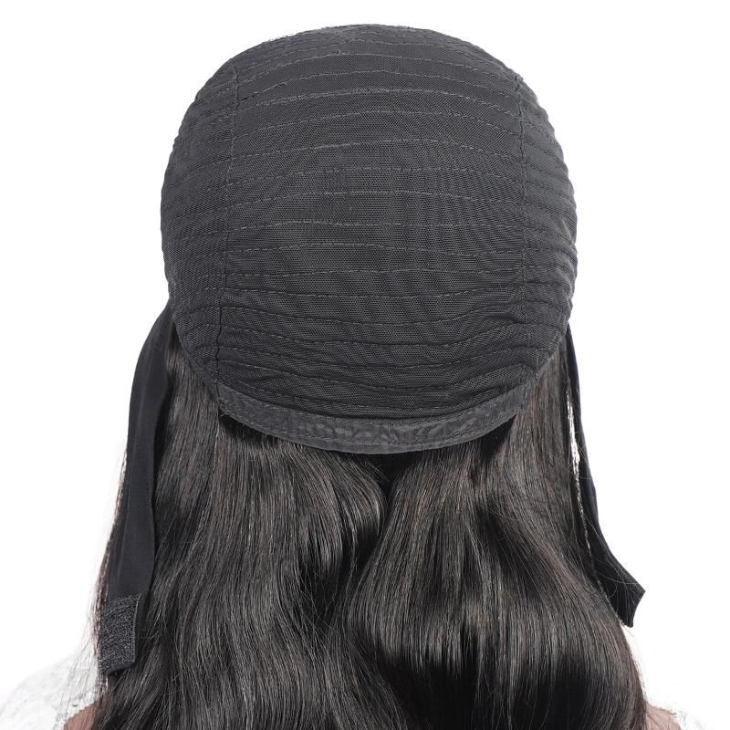 Wholesale Body Wave Virgin Human Hair Glueless Non Lace Headband Wigs for Black Women