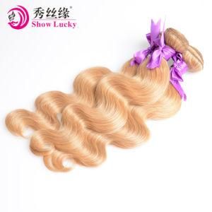 Cuticle Virgin Hair Hot Sale Blonde Colored European Body Wave Remy Human Hair Weft
