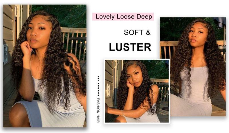 13X4 Lace Front Wigs Loose Deep Hair Pre Plucked Wigs