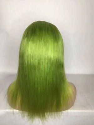 Customized Color Human Hair Wig Lace Frontal Wig Full Lace Wig