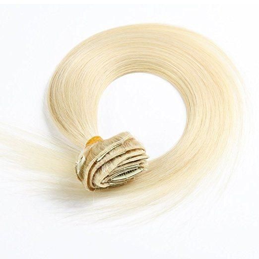 Aviva Brazilian Hair Extension Clip in Human Hair Extension 16inch 60# 7PCS for Full Head (AV-CHL07-16-60)