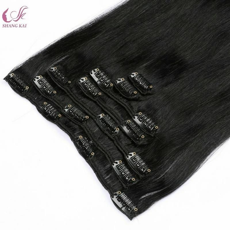 Virgin Brazilian Remy Hair Extension Cheap 100% Human Hair Clip in Hair Extension