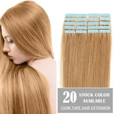 Brazilian Remy Human Hair PU Tape Human Hair Extension