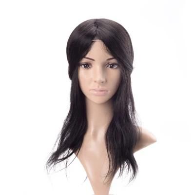 Custom Ladies Braided PE Line Integration Hair Replacement with Mono Top