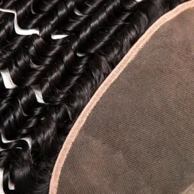 Alinybeauty Wholesale Virgin Brazilian Deep Wave Lace Frontal