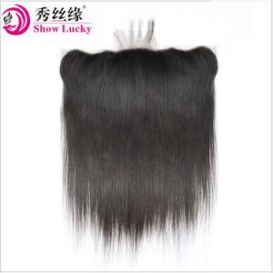 Free Part Silk Base Closure 13*4 Malaysian Hair Lace Closure Natural Black Straight Hair