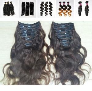 Clipin Human Hair Extension Natural Loose Wave Peruvian Hair