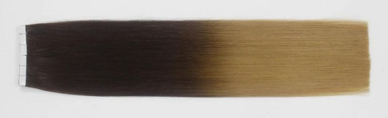 Tape in Extensions Brazilian Straight Human Hair Bundles 4/27 Color Remy Human Hair Extensions