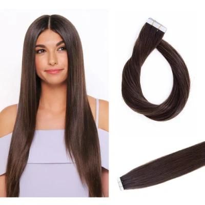 Tape in Human Hair Double Drawn Straight Virgin Hair Remy Cuticle Skin Weft Hair Extensions