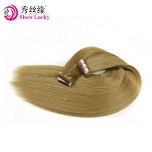 Full Cuticle Virgin Remy Seamless Skin Weft Tape in Peruvian 100 Mink Human Hair Extension