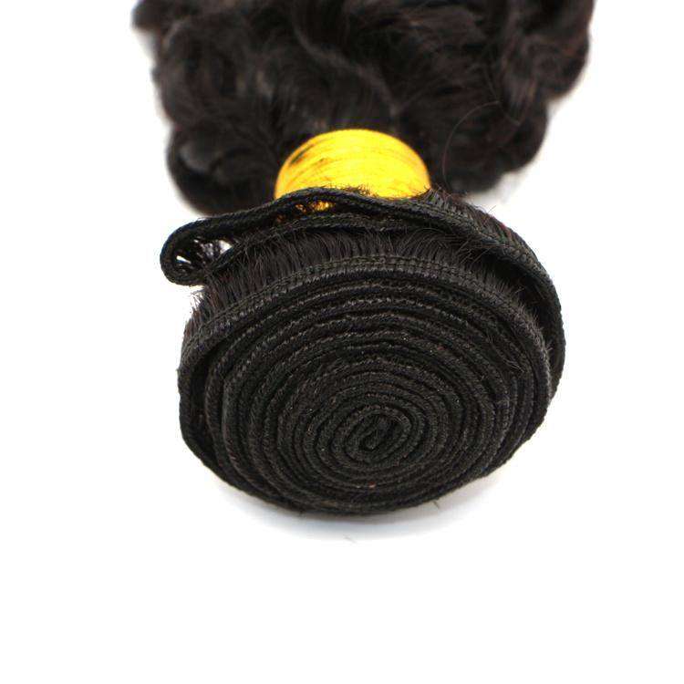 Wholesale Natural Black Color Remy Hair Bundles Kinky Curl for Woman