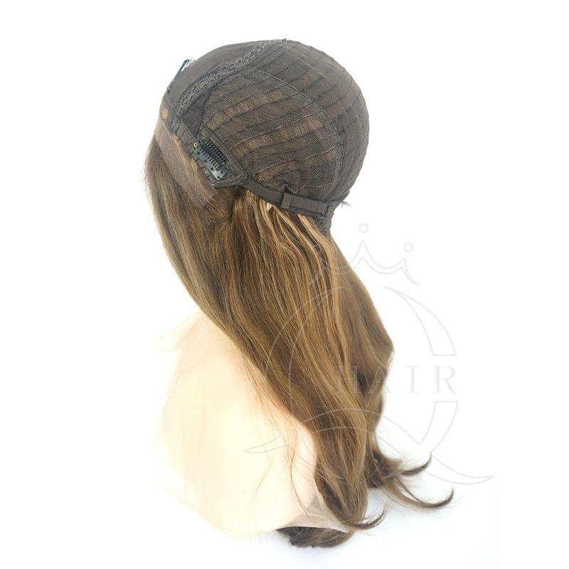 Very Big Layer Custom Wig Factory 25inches Brown Color Cheveux Humain Heavy Density Human Hair Wig Israel Wig Sheitel Perruque Kosher Wig Natural Hair Wig