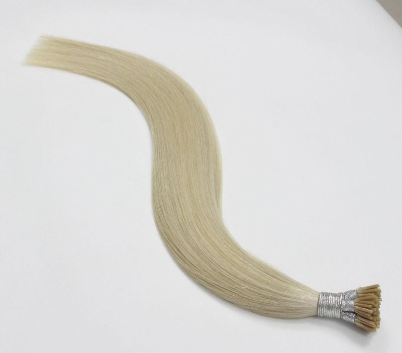 I-Tip Extensions Brazilian Straight Human Hair Bundles Blonde Color Remy Human Hair Extensions 613