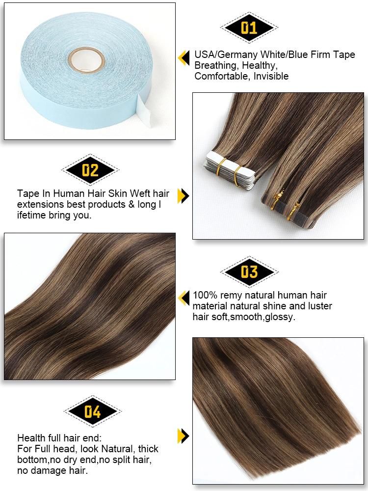100% Remy Human Hair Tape Hair Extension