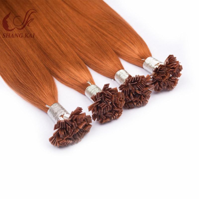 Best Quality Double Drawn Human Flat Tip Keratin Hair Extensions Malaysian Hair