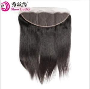 Healthy Cuticle Hold Natural Black Silk Straight 100% Indian Human Hair Virgin Full Lace Frontal Closures Large in Stock