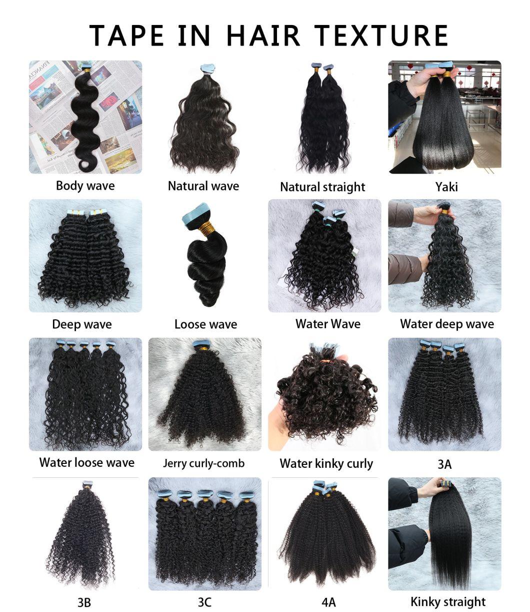 Double Drawn Straight Remy Hair Tape in Human Hair Extension