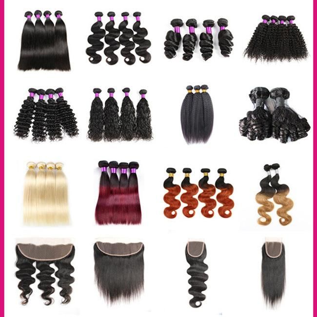 Factory Price Deep Wave Virgin Brazilian Human Hair Weaving